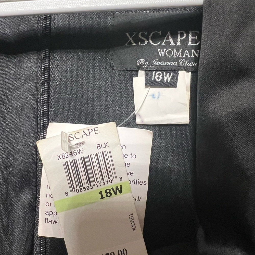 Xscape Elegant Black Women's Dress